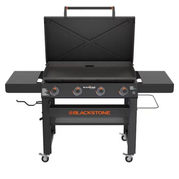 Blackstone 36 in Culinary Omnivore Griddle with Hood 4-Burner Liquid Propane Flat Top Grill