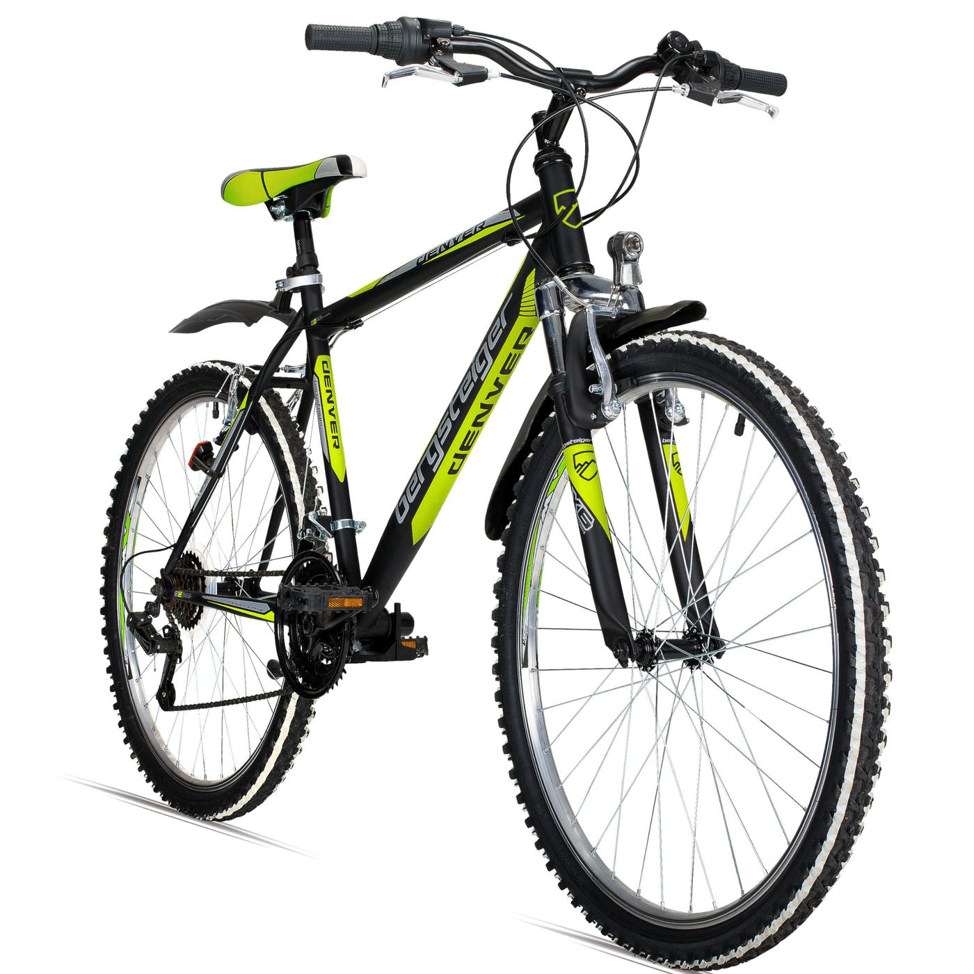Bergsteiger Denver 26 Zoll Mountainbike Hardtail MTB 18 Gang