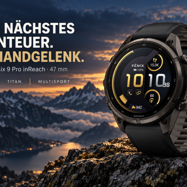 Garmin fēnix 9 Pro inReach – 47 mm | Carbon Gray DLC Titan