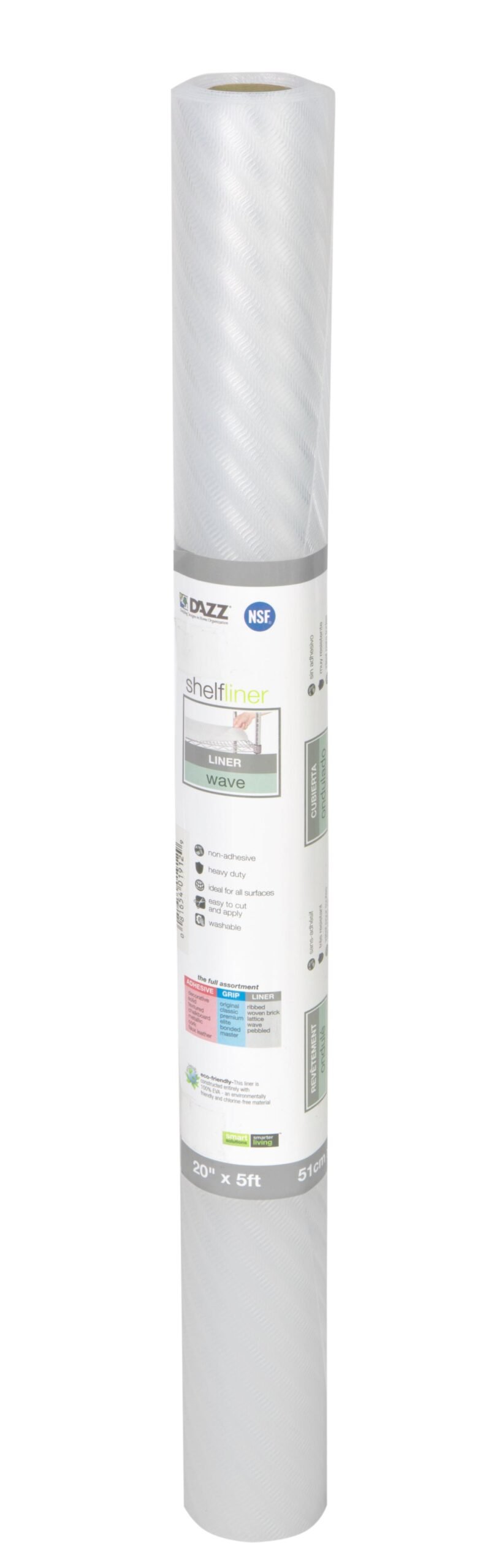 Wire Rack Shelf Liner - 20 Inch x 5 Feet - NSF Certified